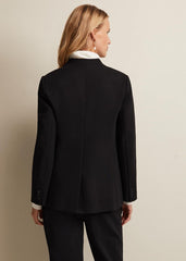 Devin Black Ponte Blazer Black