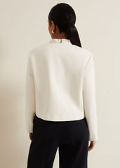 Petite Ripley Boucle Jacket Ivory