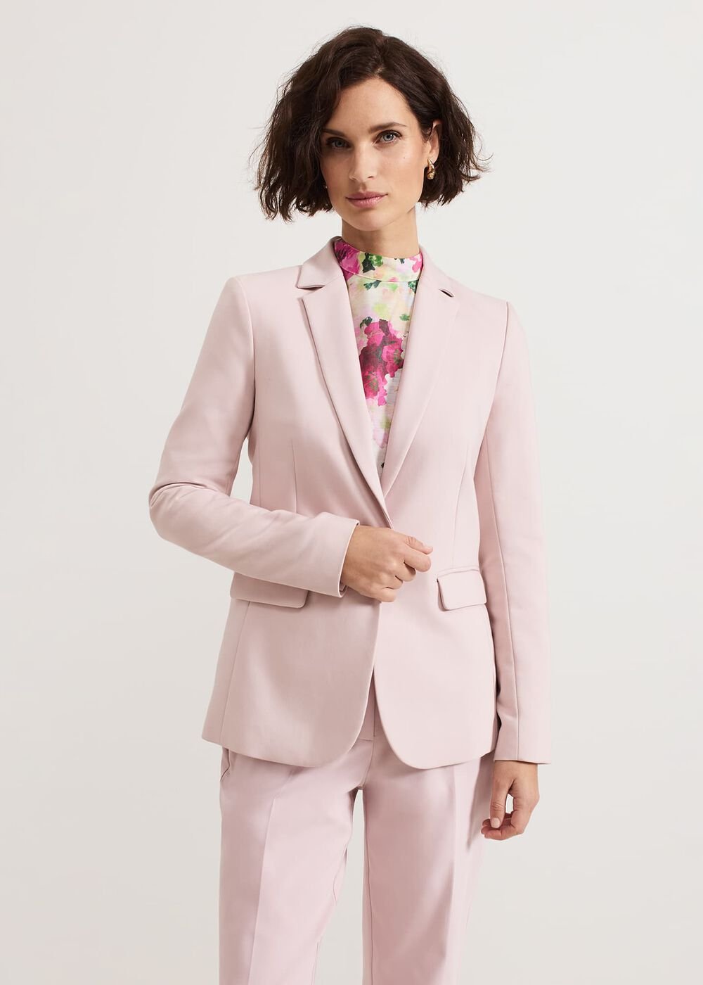 Ulrica Fitted Jacket Antique Rose