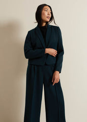 Arabella Crop Blazer Green