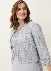 Luisa Lace Occasion Jacket Mineral