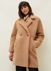 Katherine Teddy Coat Camel