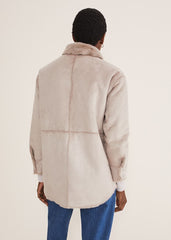 Heidi Reversible Shacket Mink