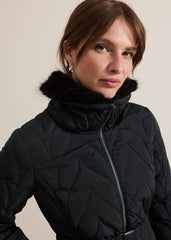 Petite Hollie Puffer Dark Green