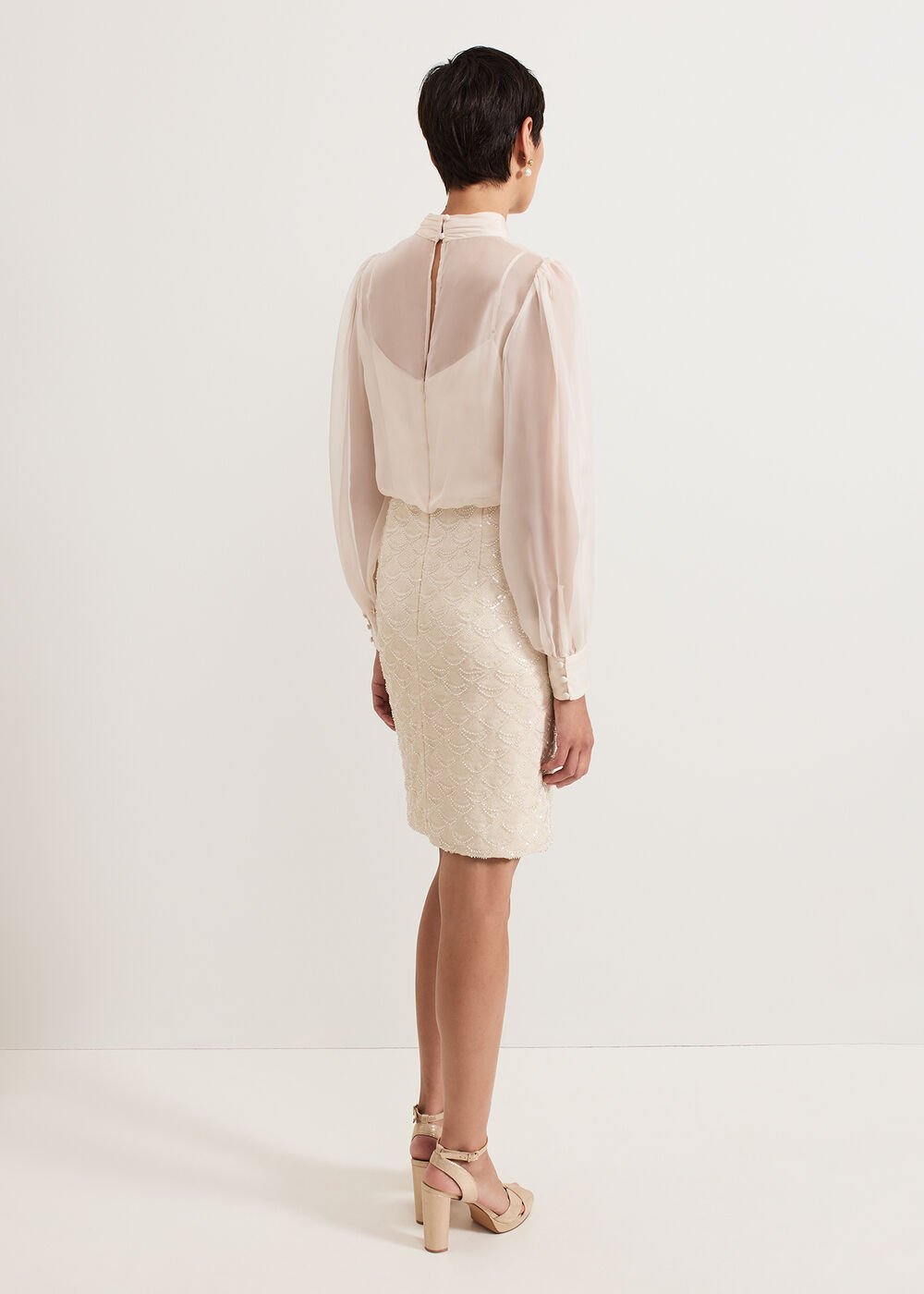 Amina Sequin Dress Cameo