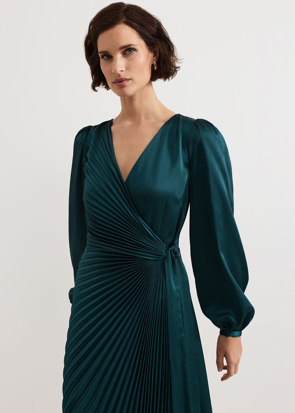 Gracie Sunray Dress Dark Green