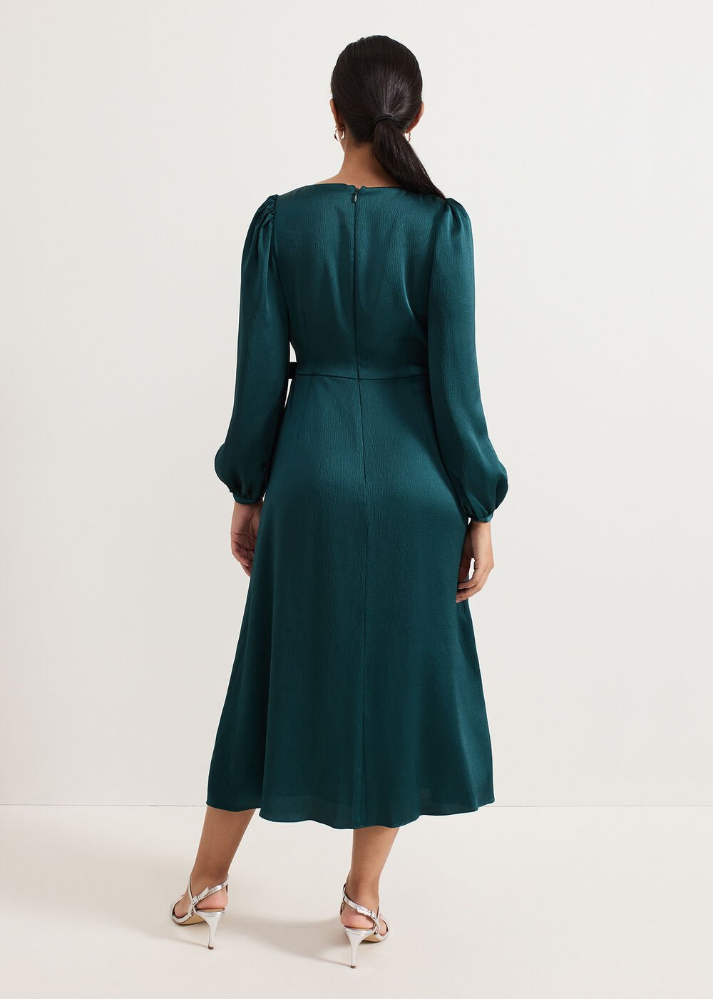 Petite Gracie Dress Dark Green