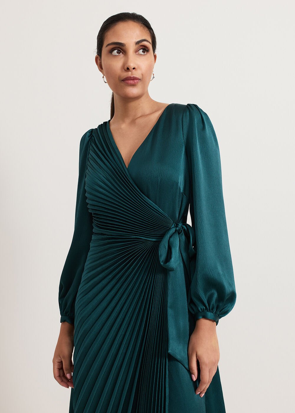 Petite Gracie Dress Dark Green
