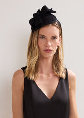 Black Felt Headband Black