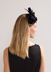 Black Felt Headband Black