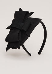 Black Felt Headband Black