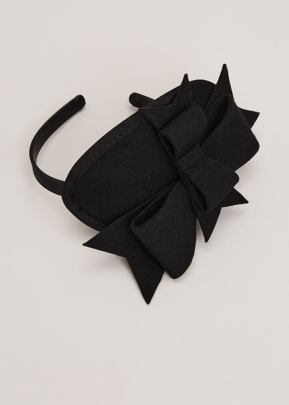 Black Felt Headband Black