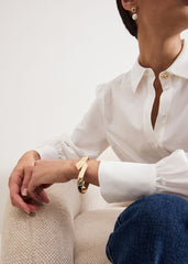 Gold Twisted Bangle Gold