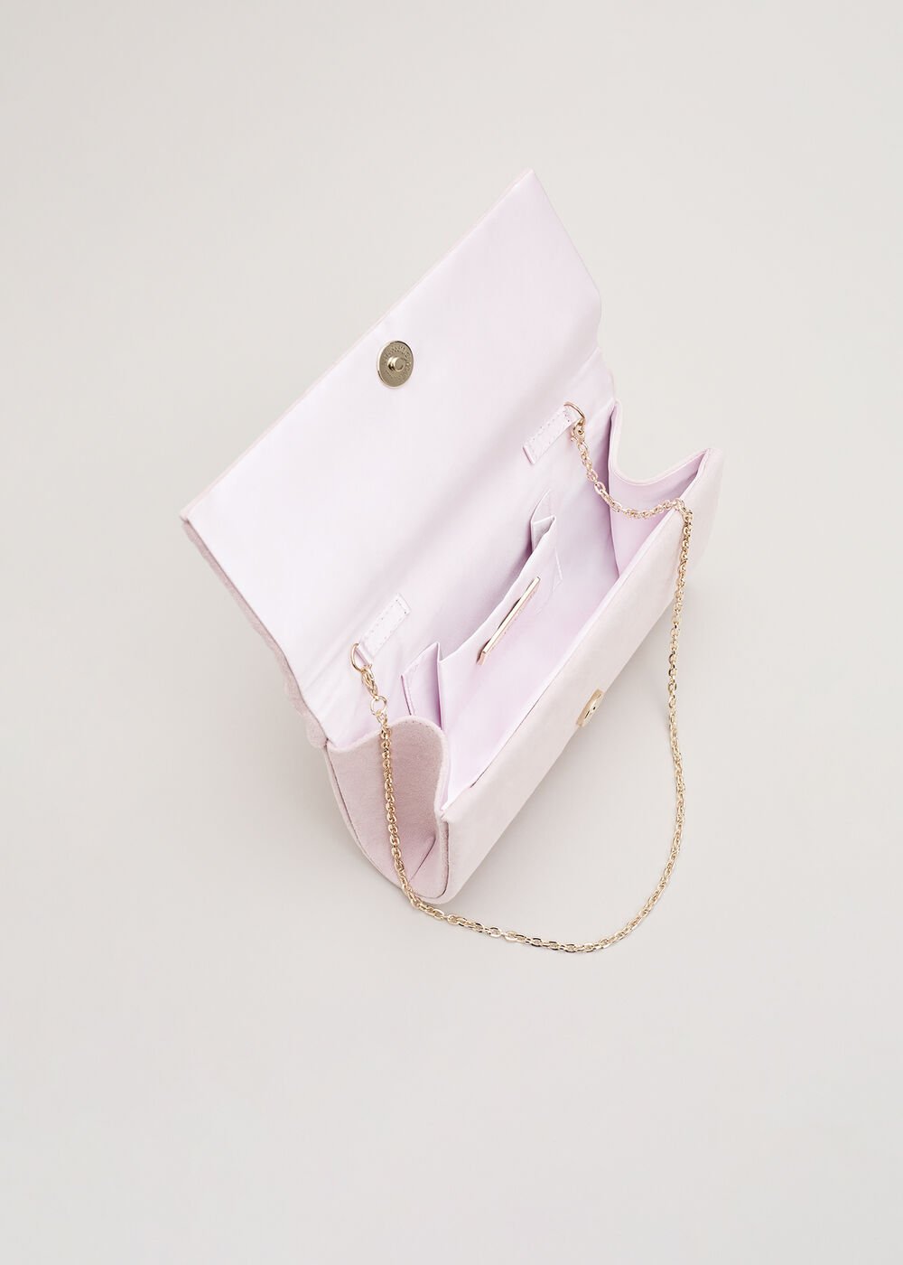 Knot Front Clutch Pink