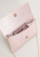 Grosgrain Bow Clutch Pink