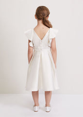 Sydney Satin Dress Ivory