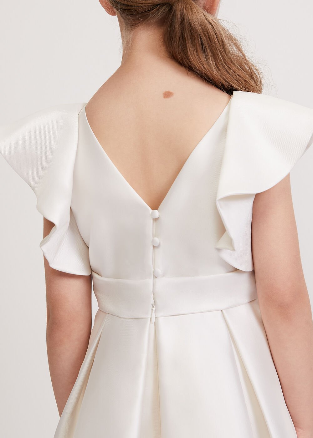 Sydney Satin Dress Ivory
