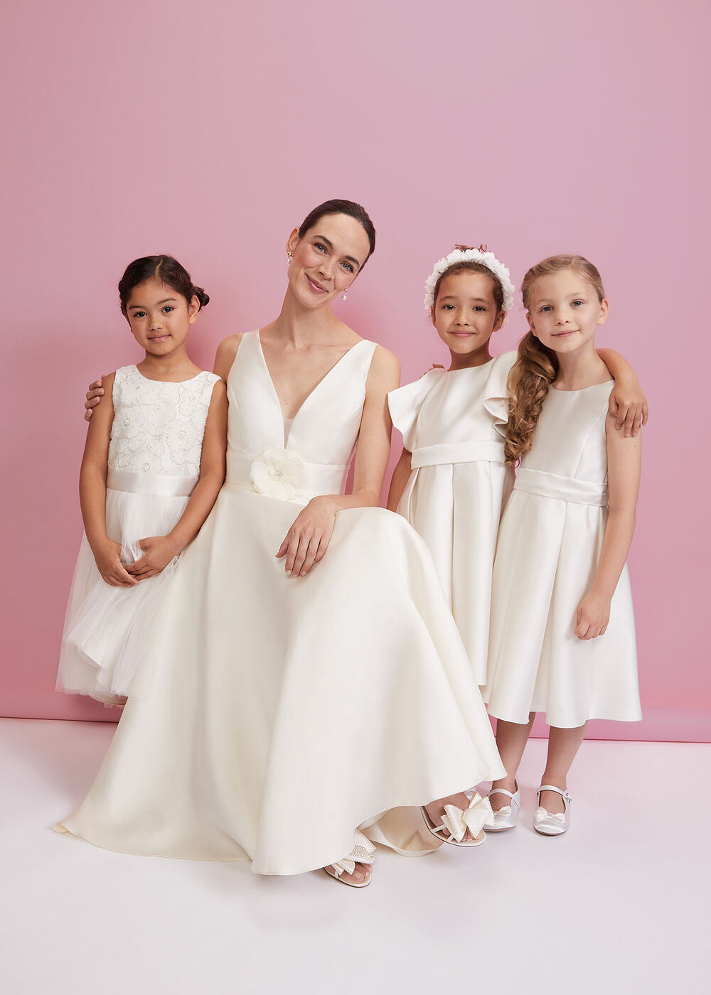 Sydney Satin Dress Ivory