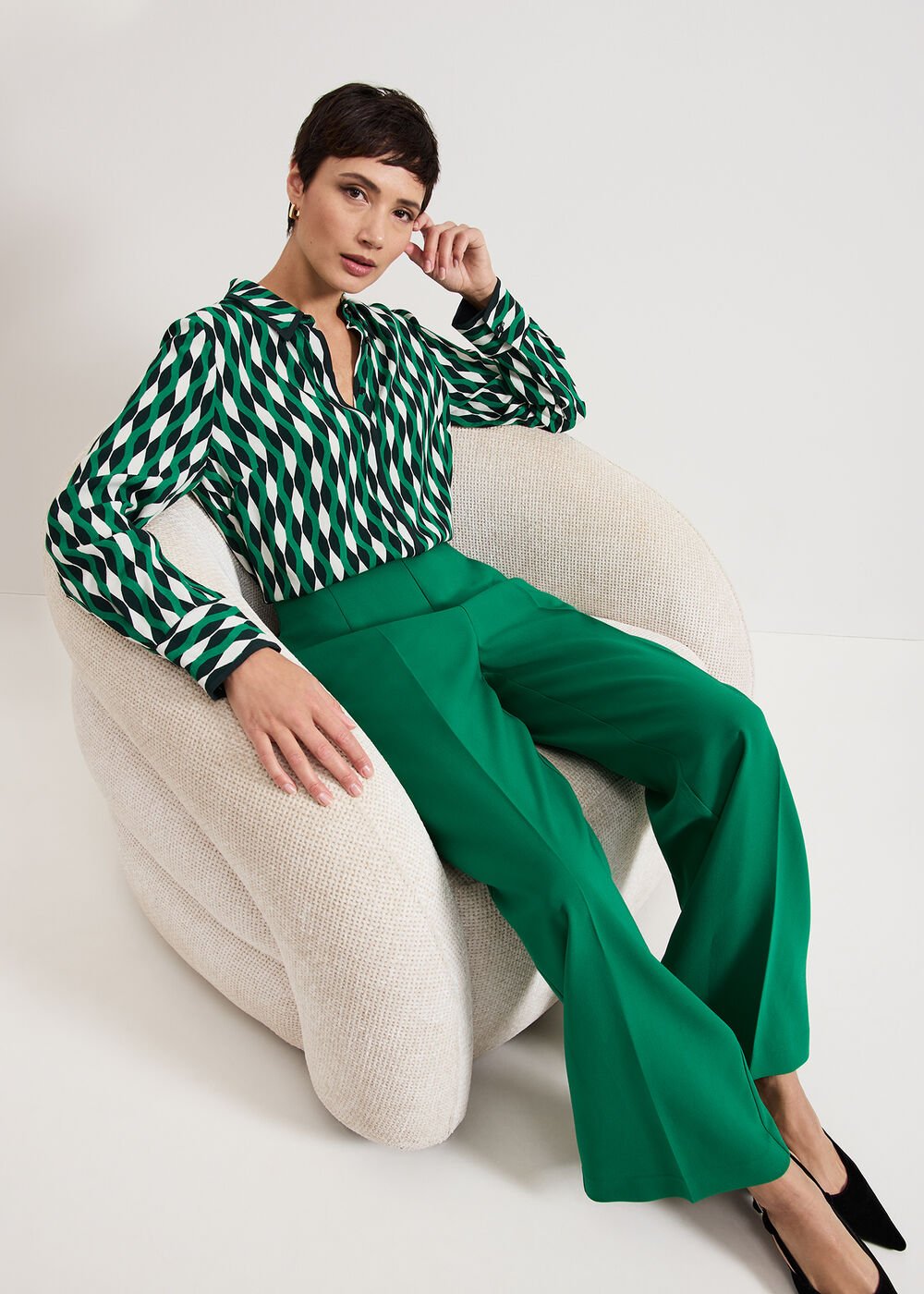 Aubrielle Trouser Green