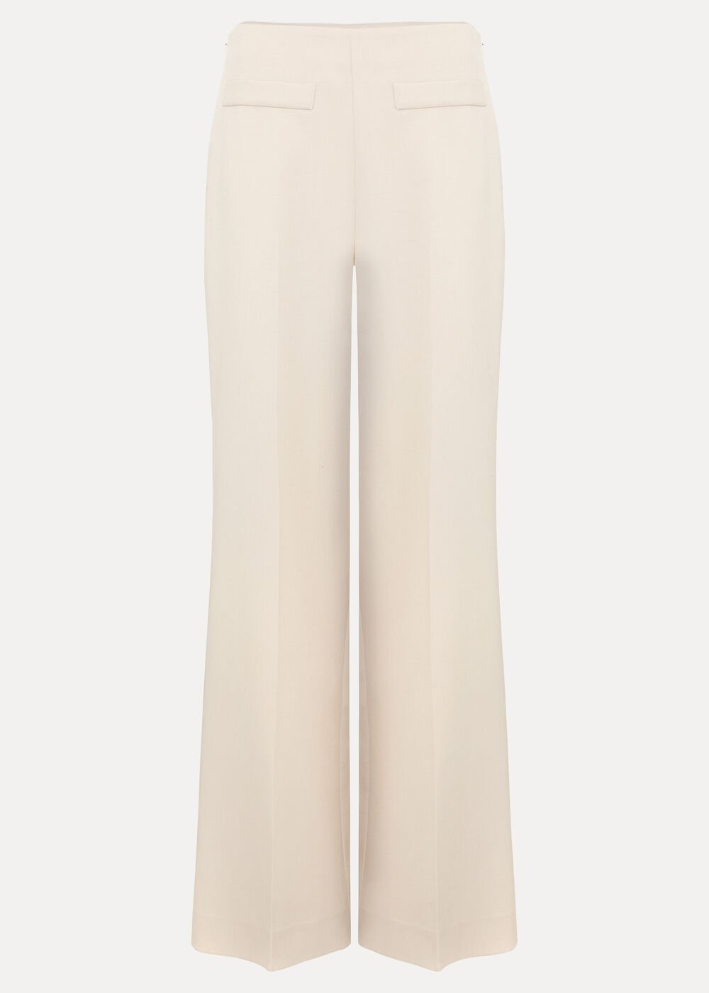 Elodie Wool Trouser White