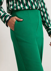 Petite Aubrielle Trouser Green