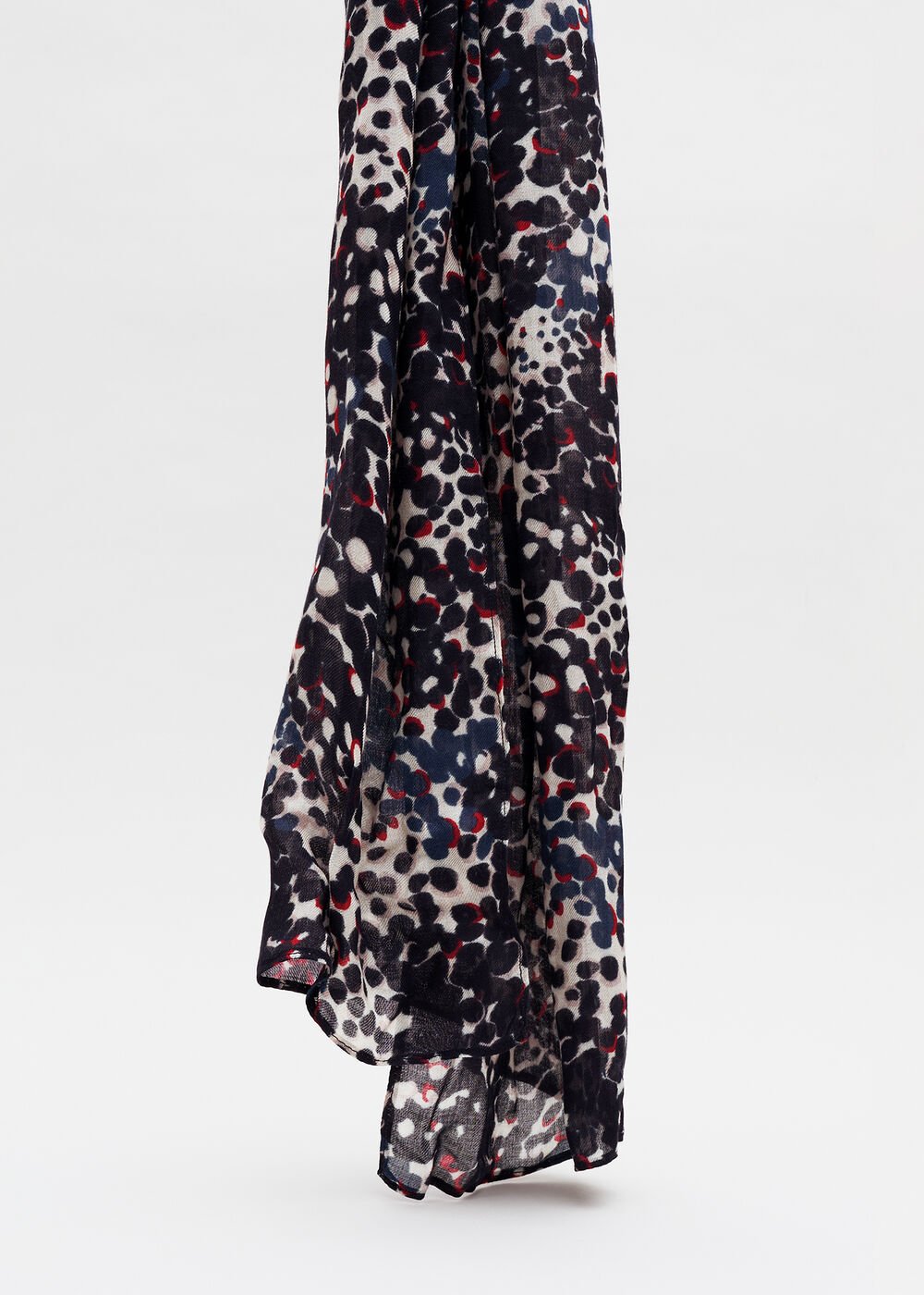 Circle Print Scarf Multi