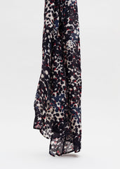 Circle Print Scarf Multi