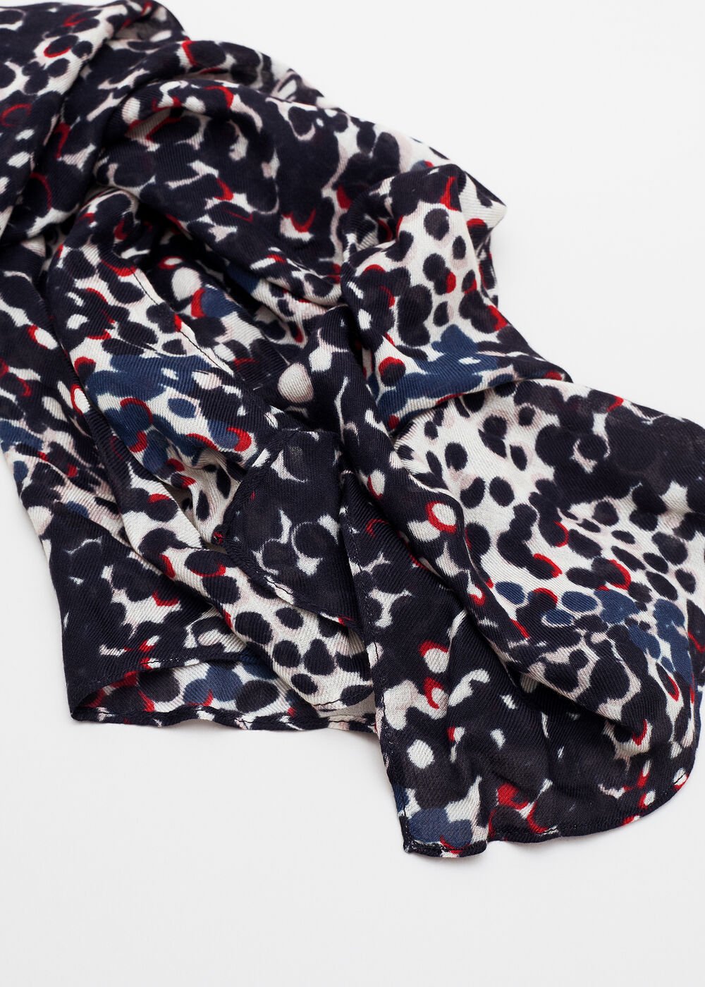 Circle Print Scarf Multi