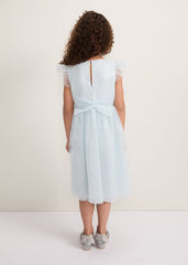 Kaya Sequin Dress Pale Blue