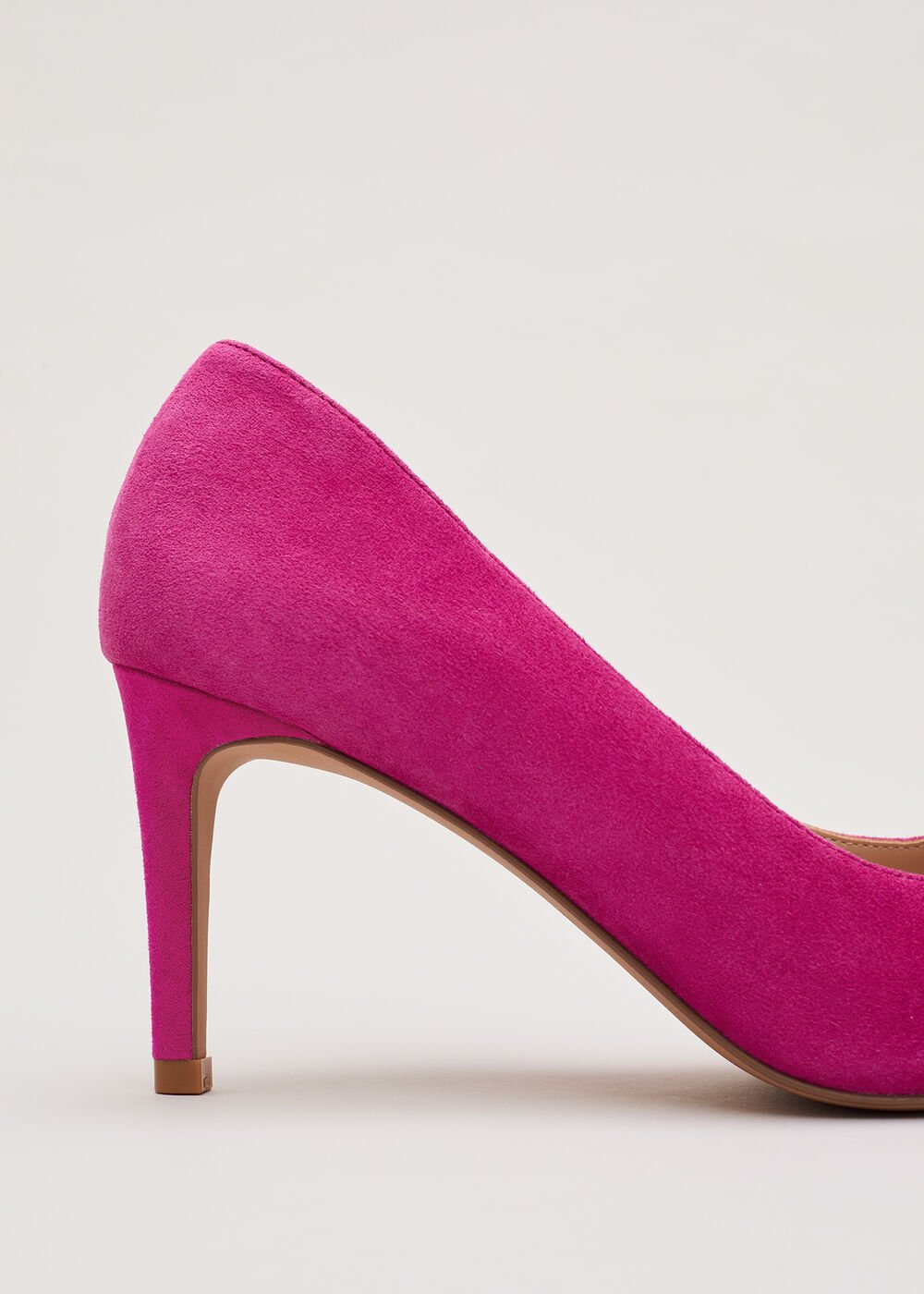 Pink Suede Bow Shoe Pink