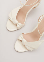 Ivory Bow Sandal Ivory