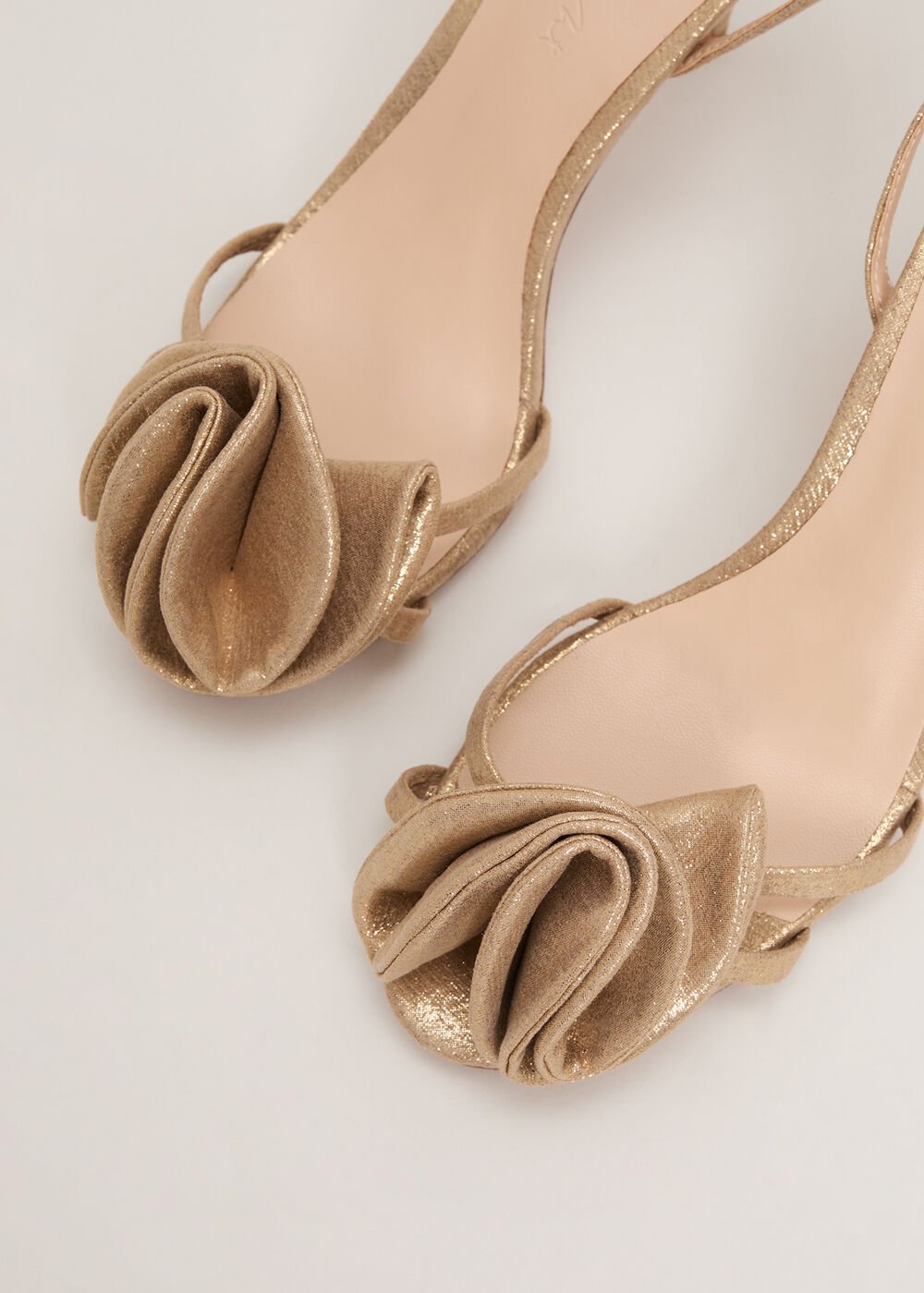 Gold Flower Strappy Gold