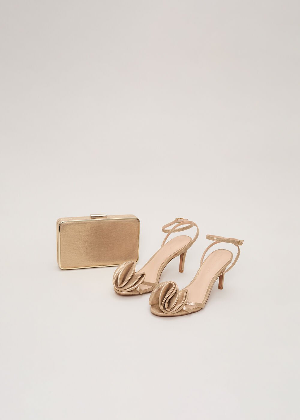 Gold Flower Strappy Gold