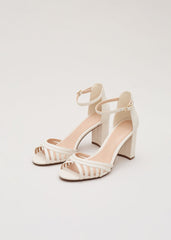 Ivory Leather Sandal Ivory