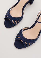 Navy Block Heel Navy
