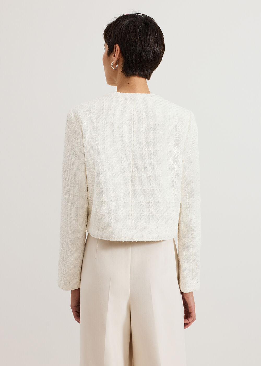 Ripley Boucle Jacket Ivory