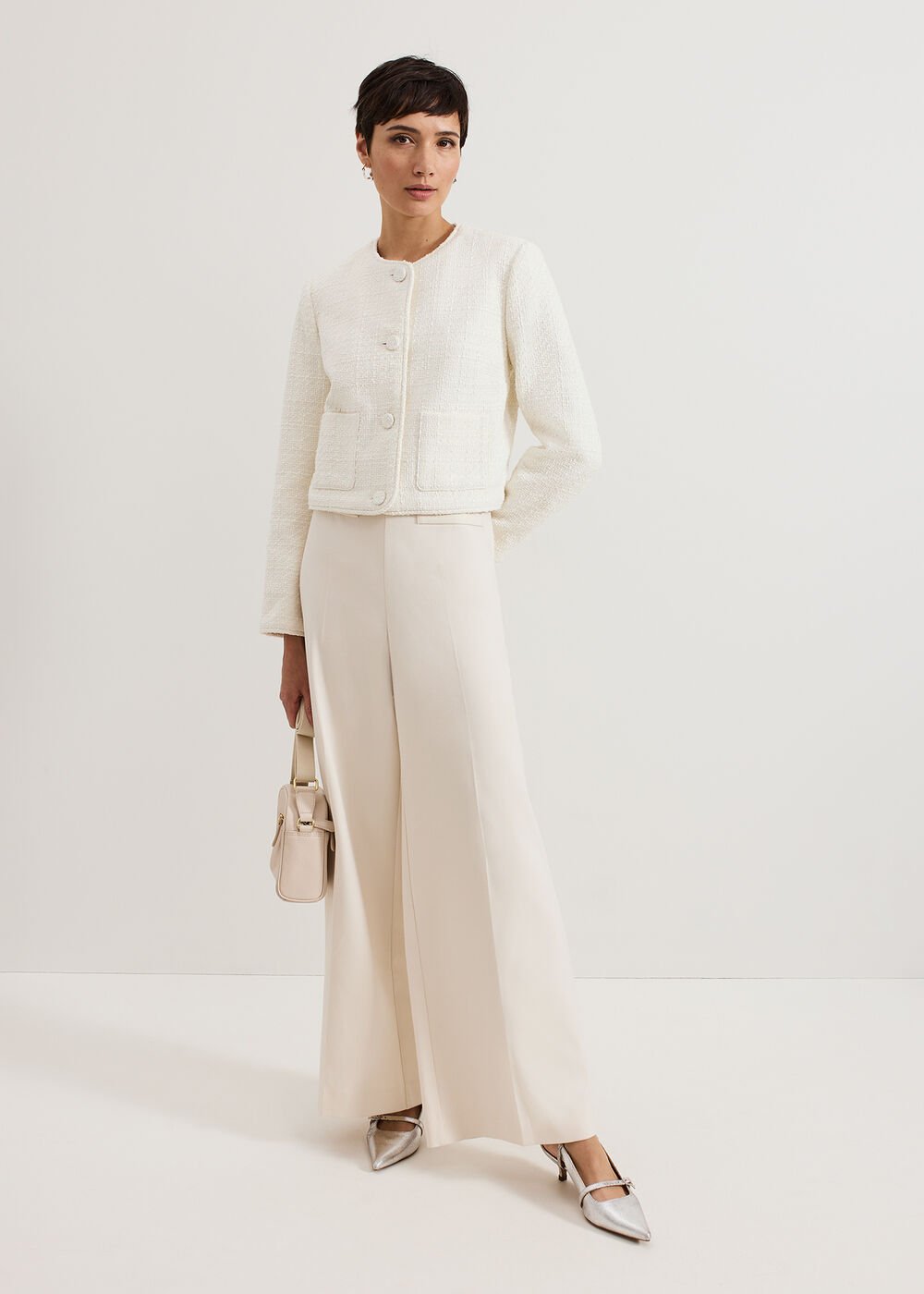Ripley Boucle Jacket Ivory