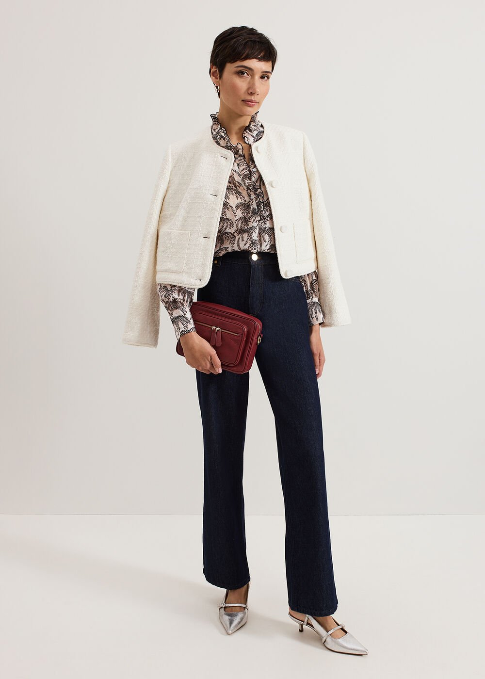 Ripley Boucle Jacket Ivory