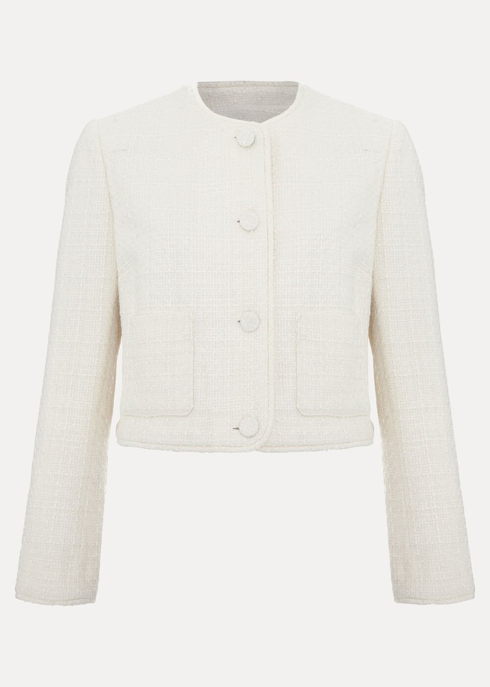 Ripley Boucle Jacket Ivory
