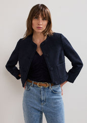 Ripley Boucle Jacket Navy