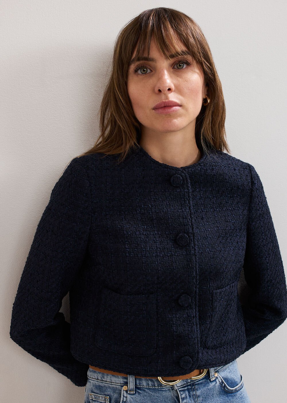 Ripley Boucle Jacket Navy