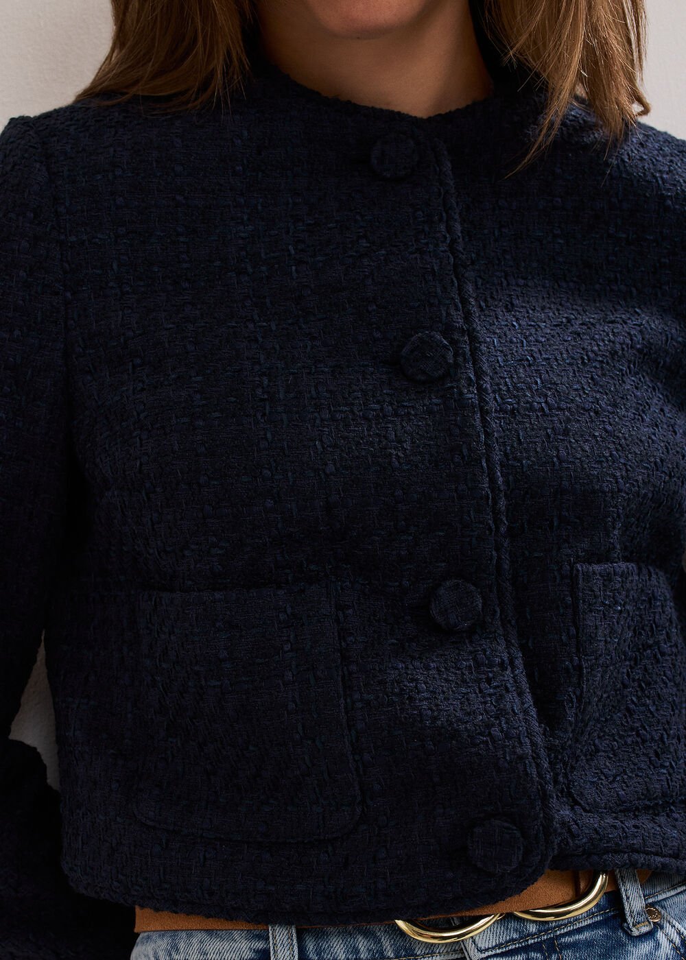 Ripley Boucle Jacket Navy