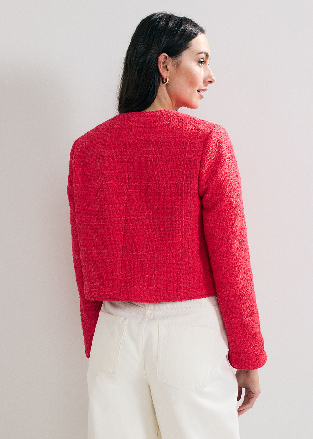 Ripley Boucle Jacket Coral