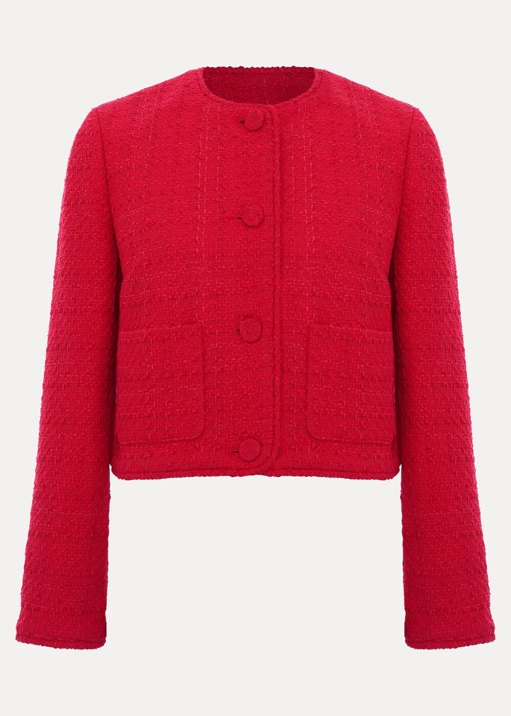 Ripley Boucle Jacket Coral
