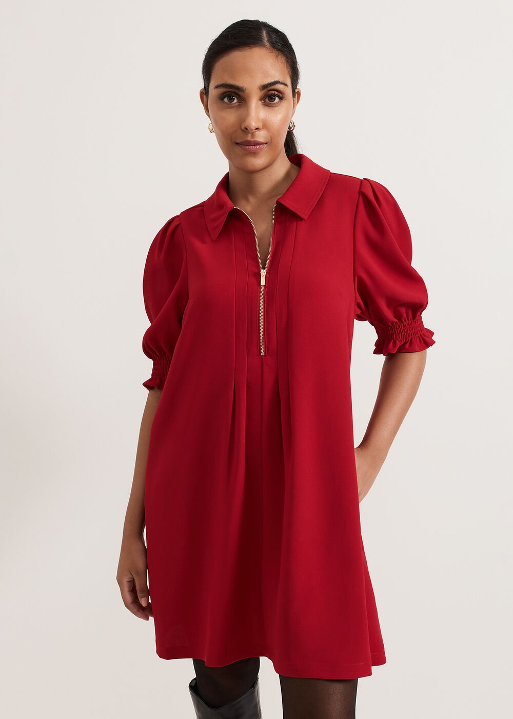 Petite Candice Dress Red
