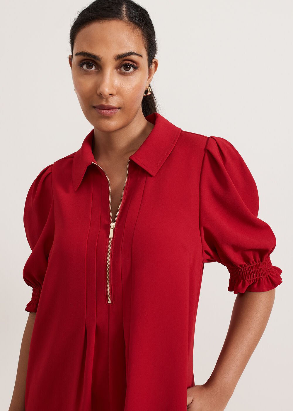 Petite Candice Dress Red