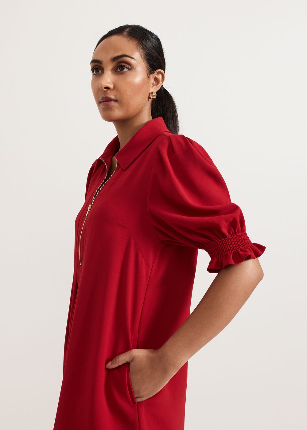 Petite Candice Dress Red