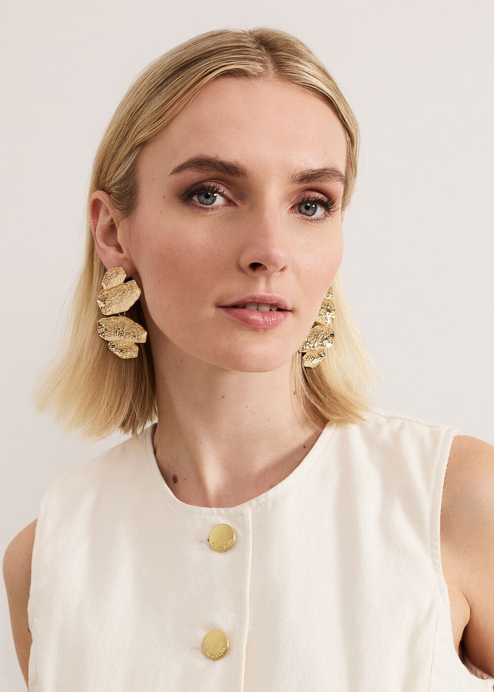 Statement Earrings Gold