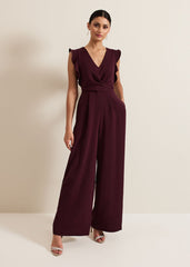 Ayla Jumpsuit Burgundy