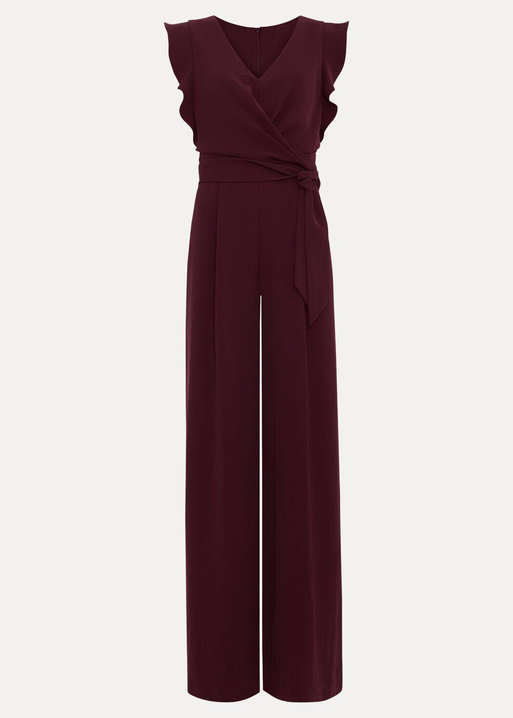 Petite Ayla Jumpsuit Burgundy